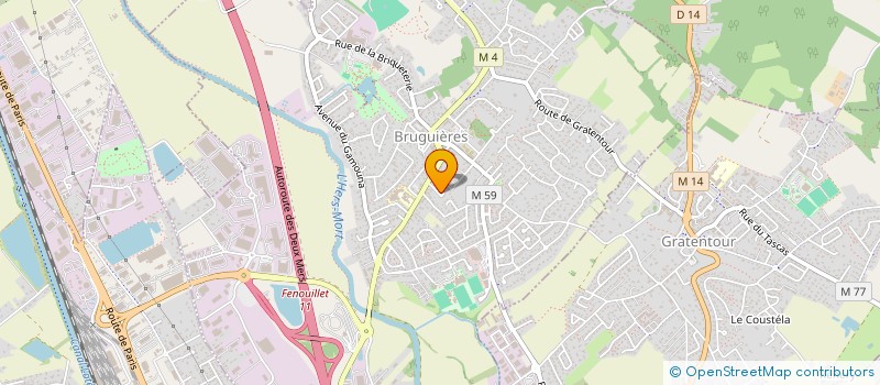 localisation de l'entreprise MONSIEUR GUILLAUME HERPIN  BRUGUIERES