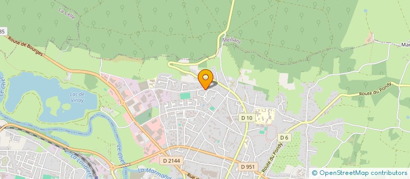 localisation de l'entreprise MONSIEUR GUILLAUME HERRAULT  SAINT-AMAND-MONTROND