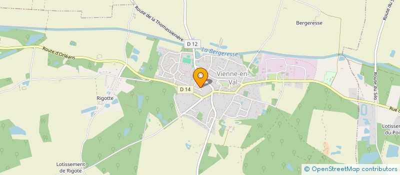 localisation de l'entreprise MONSIEUR GUILLAUME HERVE  VIENNE-EN-VAL