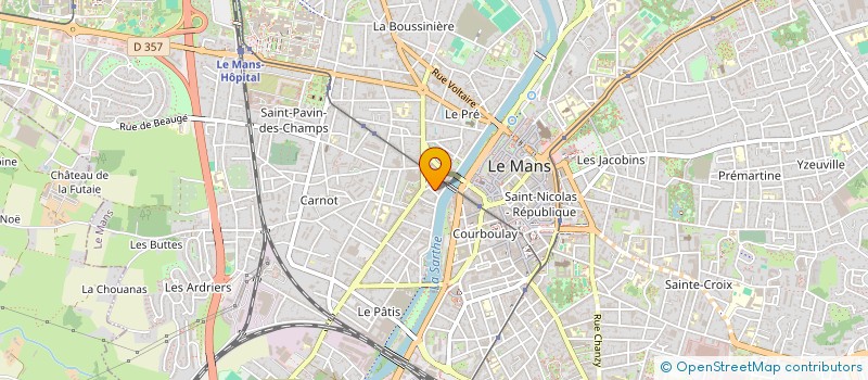 localisation de l'entreprise MONSIEUR GUILLAUME HERVY  LE MANS