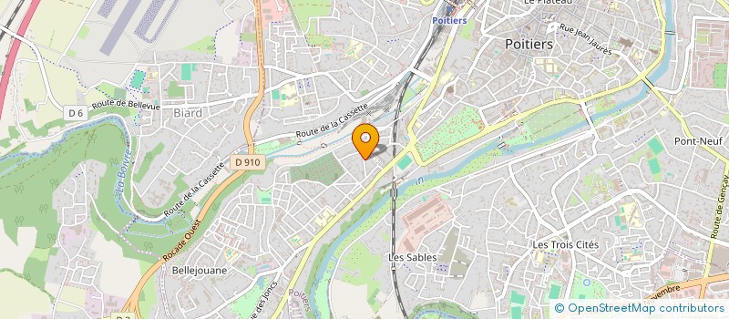 localisation de l'entreprise MONSIEUR GUILLAUME HEURTAULT à POITIERS