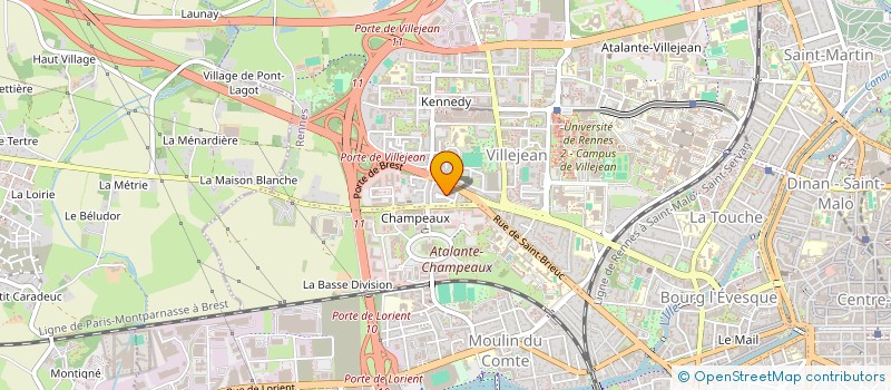 localisation de l'entreprise MONSIEUR GUILLAUME HOARAU à RENNES