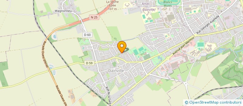 localisation de l'entreprise MONSIEUR GUILLAUME HOCHART  DAINVILLE