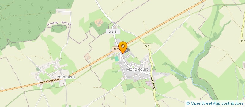 localisation de l'entreprise MONSIEUR GUILLAUME HOLGARD  MONDICOURT