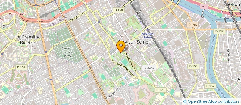 localisation de l'entreprise MONSIEUR GUILLAUME HOLZER à IVRY-SUR-SEINE