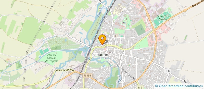 localisation de l'entreprise MONSIEUR GUILLAUME HOMBOURGER à ISSOUDUN