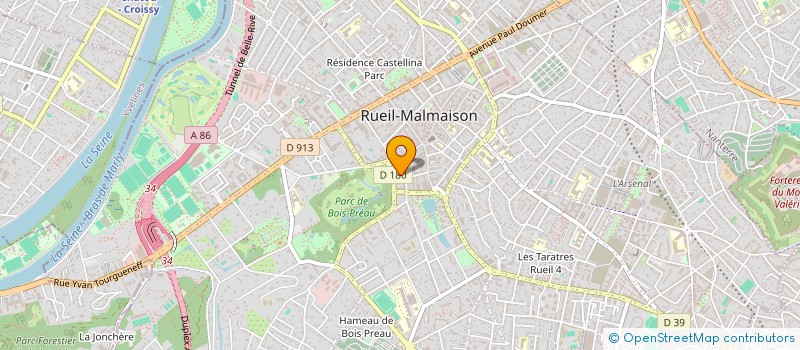 localisation de l'entreprise MONSIEUR GUILLAUME HONNORAT à RUEIL-MALMAISON