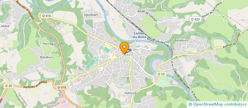 localisation de l'entreprise MONSIEUR GUILLAUME HONORE  CAMBO-LES-BAINS