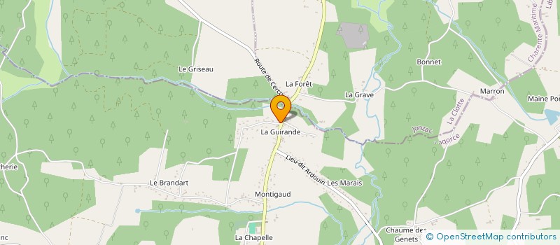 localisation de l'entreprise MONSIEUR GUILLAUME HOSTEIN  LAGORCE