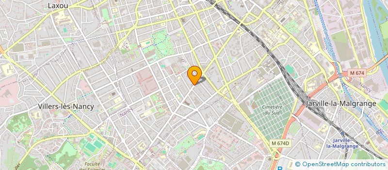 localisation de l'entreprise MONSIEUR GUILLAUME HOUDEMONT  NANCY