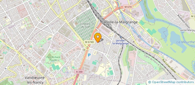 localisation de l'entreprise MONSIEUR GUILLAUME HOUIN  VANDUVRE-LES-NANCY