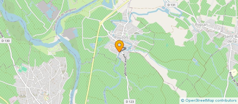 localisation de l'entreprise MONSIEUR GUILLAUME HOULES  POUZOLS