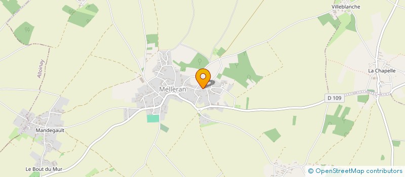 localisation de l'entreprise MONSIEUR GUILLAUME HOUSET à MELLERAN