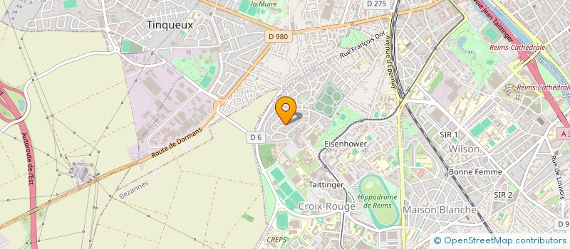 localisation de l'entreprise MONSIEUR GUILLAUME HOUSSACK  REIMS