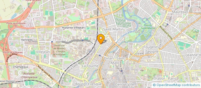 localisation de l'entreprise MONSIEUR GUILLAUME HOUSSIN  RENNES