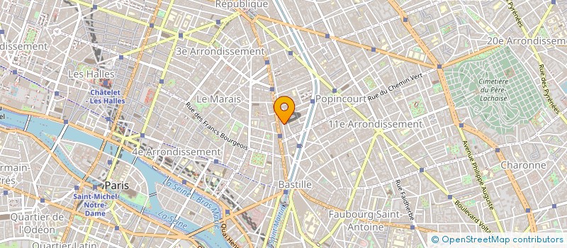 localisation de l'entreprise MONSIEUR GUILLAUME HUART  PARIS