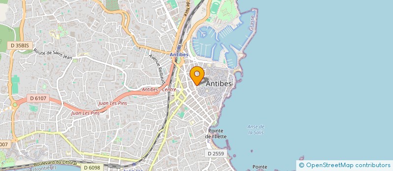 localisation de l'entreprise MONSIEUR GUILLAUME HUET à ANTIBES