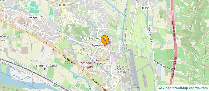 localisation de l'entreprise MONSIEUR GUILLAUME HUGUET  AVIGNON