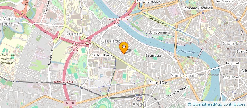 localisation de l'entreprise MONSIEUR GUILLAUME HURAND à TOULOUSE