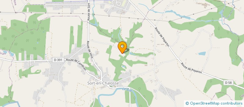 localisation de l'entreprise MONSIEUR GUILLAUME HURET  SORT-EN-CHALOSSE