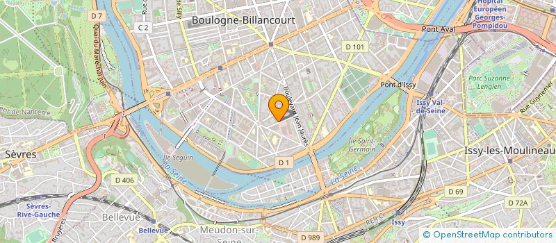 localisation de l'entreprise MONSIEUR GUILLAUME HUSSON à BOULOGNE-BILLANCOURT