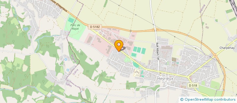 localisation de l'entreprise MONSIEUR GUILLAUME IACONELLI  HEYRIEUX