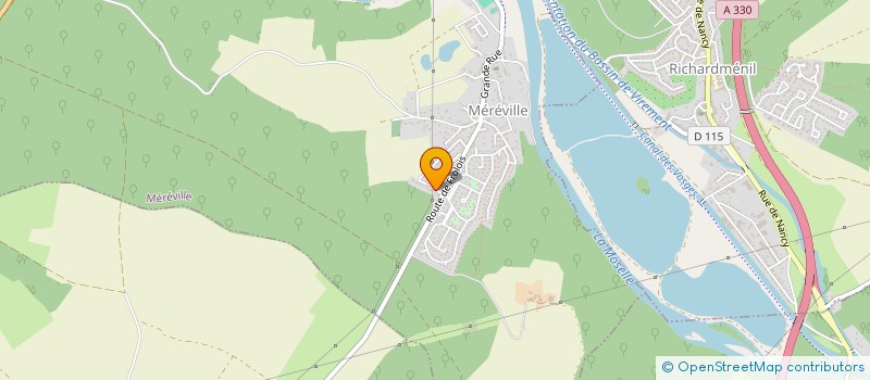 localisation de l'entreprise MONSIEUR GUILLAUME ICHTERTZ  MEREVILLE