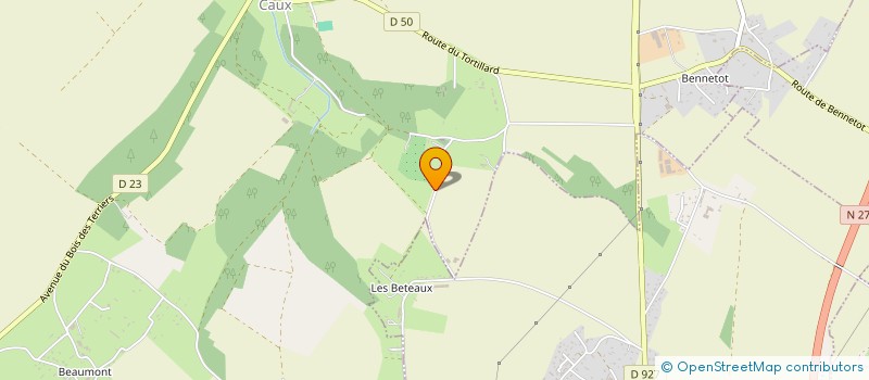 localisation de l'entreprise MONSIEUR GUILLAUME IGUAL  BEAUVAL-EN-CAUX