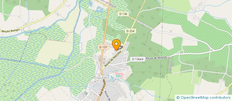 localisation de l'entreprise MONSIEUR GUILLAUME INAUDIERE  ETAULIERS