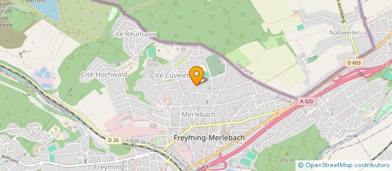 localisation de l'entreprise MONSIEUR GUILLAUME ISLER  FREYMING-MERLEBACH