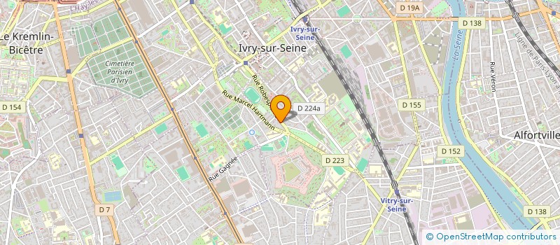 localisation de l'entreprise MONSIEUR GUILLAUME IVERNEL  IVRY-SUR-SEINE