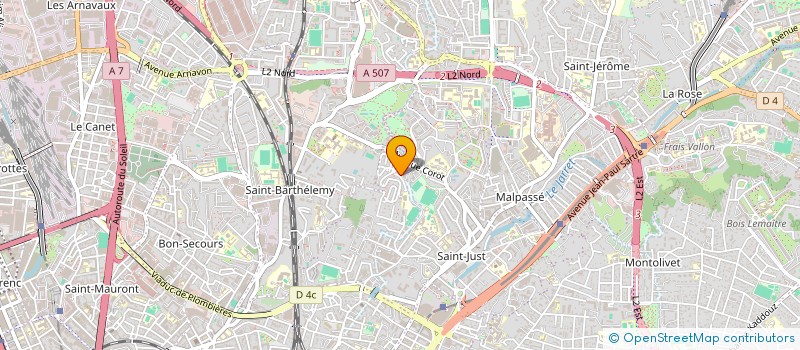 localisation de l'entreprise MONSIEUR GUILLAUME JABOC  MARSEILLE