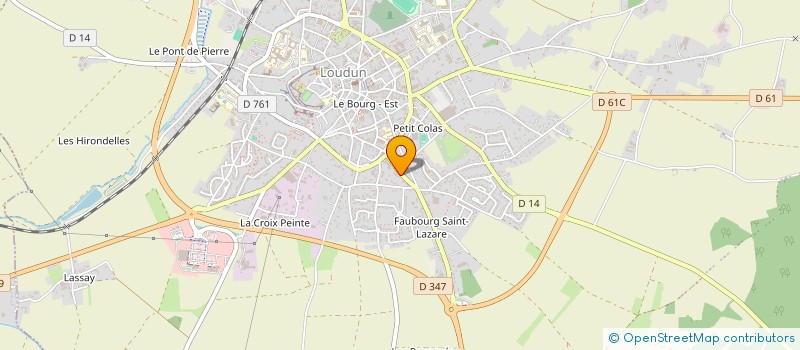 localisation de l'entreprise MONSIEUR GUILLAUME JACQUET  LOUDUN