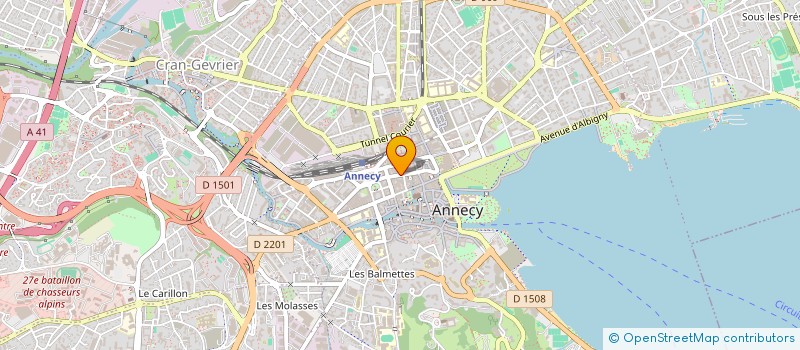 localisation de l'entreprise MONSIEUR GUILLAUME JACQUIN  ANNECY