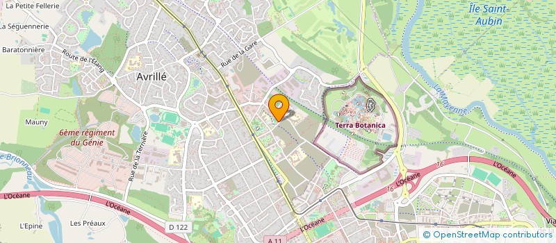 localisation de l'entreprise MONSIEUR GUILLAUME JADEAU à AVRILLE