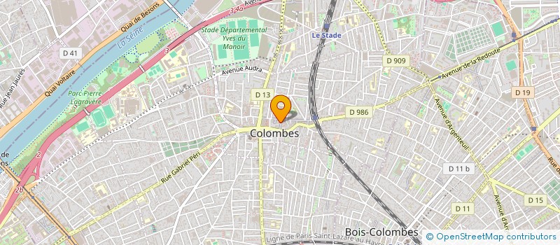 localisation de l'entreprise MONSIEUR GUILLAUME JAMET à COLOMBES