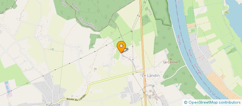 localisation de l'entreprise MONSIEUR GUILLAUME JANVRE  HAUVILLE