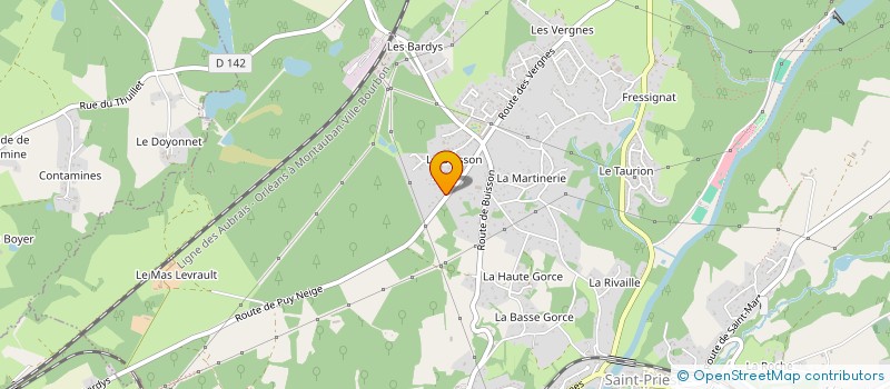 localisation de l'entreprise MONSIEUR GUILLAUME JARDIN  SAINT-PRIEST-TAURION