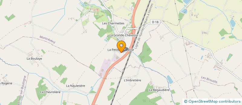 localisation de l'entreprise MONSIEUR GUILLAUME JAUNET  MONTREVERD