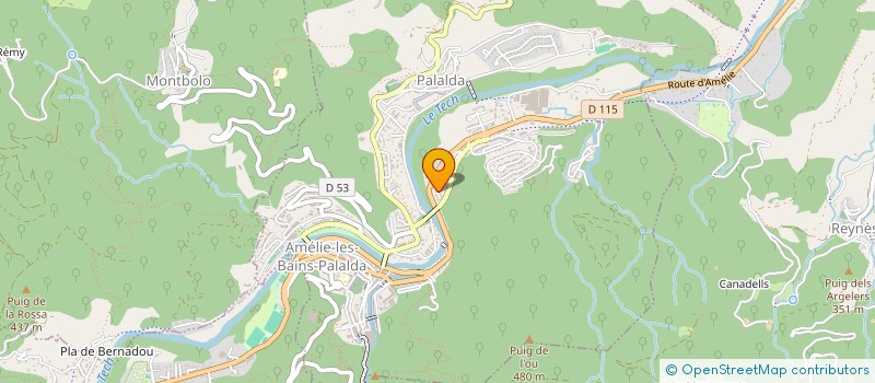 localisation de l'entreprise MONSIEUR GUILLAUME JAVOURAY  CERET