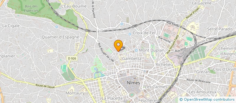 localisation de l'entreprise MONSIEUR GUILLAUME JEAN  NIMES