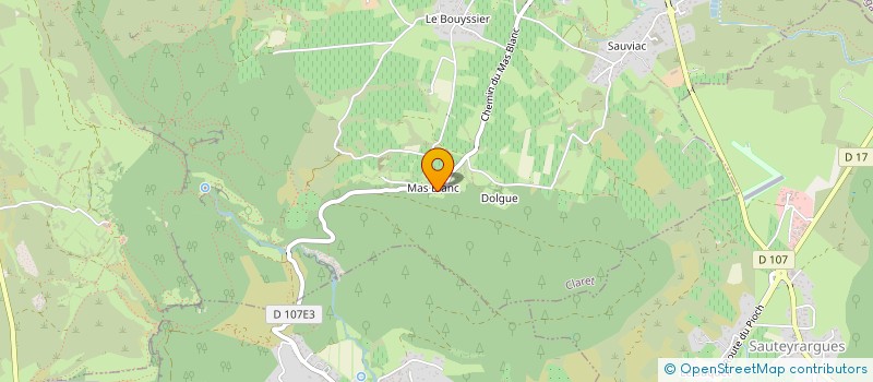 localisation de l'entreprise MONSIEUR GUILLAUME JEAN  CLARET