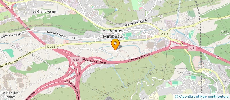 localisation de l'entreprise MONSIEUR GUILLAUME JEAN à LES PENNES-MIRABEAU