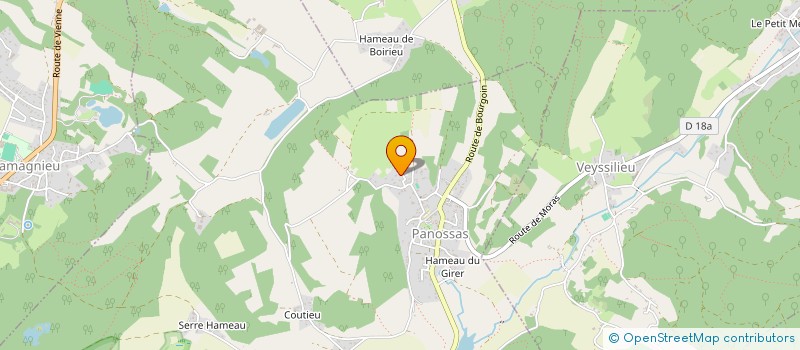 localisation de l'entreprise MONSIEUR GUILLAUME JEANJEAN  PANOSSAS