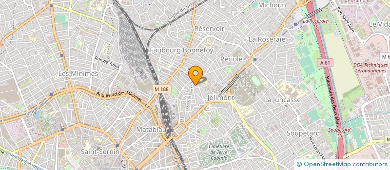 localisation de l'entreprise MONSIEUR GUILLAUME JEFFROY à TOULOUSE