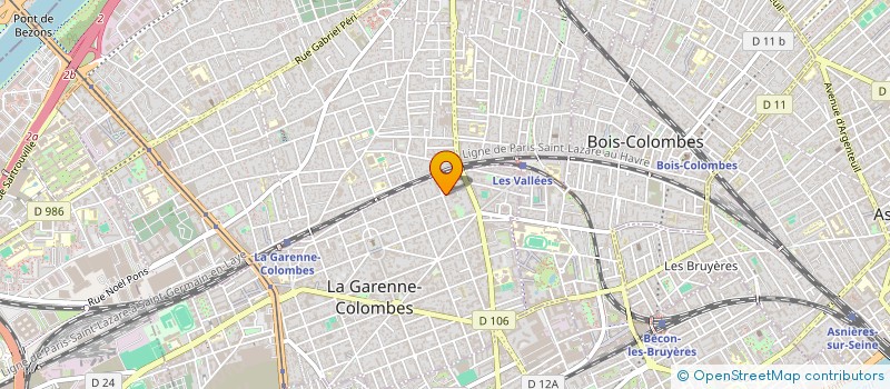 localisation de l'entreprise MONSIEUR GUILLAUME JOLIVET à LA GARENNE-COLOMBES