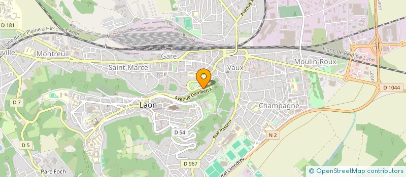 localisation de l'entreprise MONSIEUR GUILLAUME JOLY à LAON