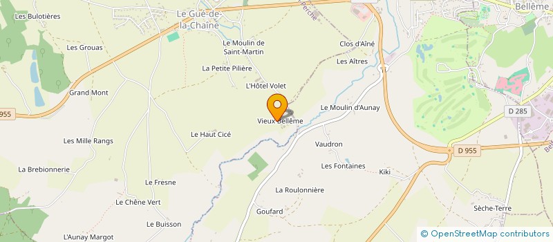 localisation de l'entreprise MONSIEUR GUILLAUME JOSEPH à BELFORET-EN-PERCHE