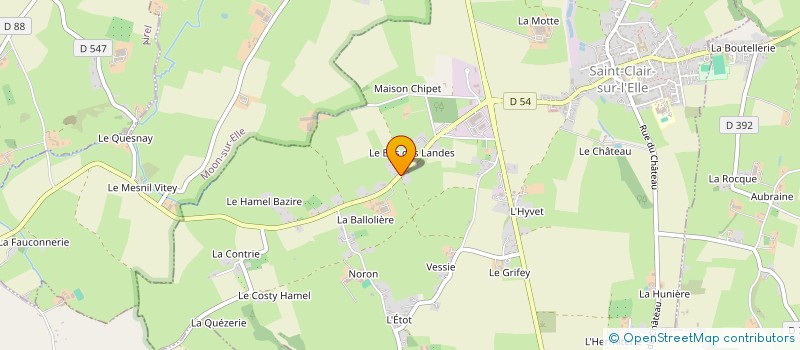 localisation de l'entreprise MONSIEUR GUILLAUME JOUET à SAINT-CLAIR-SUR-L'ELLE