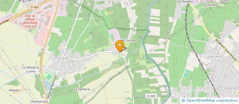 localisation de l'entreprise MONSIEUR GUILLAUME JOUFFRIAULT  DISTRE